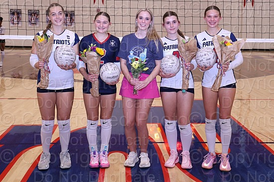 PS Girls Varsity Volleyball vs P North (Senior Night) 10-14-26